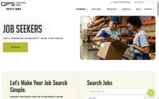 QPS Employment Group website