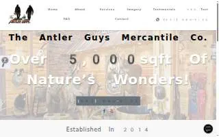 The Antler Guys Mercantile Co. website