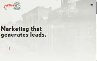 Forthright Digital website