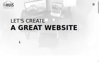 inHuis Creative website