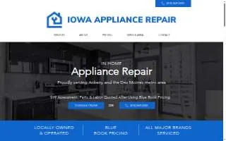 Iowa Appliance Repair website