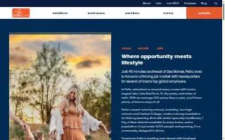 Pella Area Community & Economic Alliance website