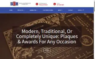 Pella Engraving & Sign Company website