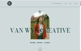 Van Wyk Creative website