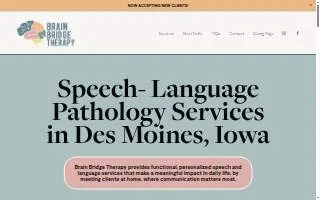 Brain Bridge Therapy, PLLC website