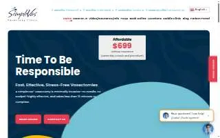 SimpleVas® Vasectomy (Des Moines, IA) website