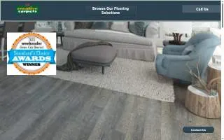 Creative Carpets website