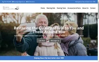 Hearing Specialists PC website