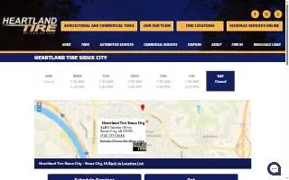 Heartland Tire website