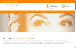 Hedquist Eye Care website