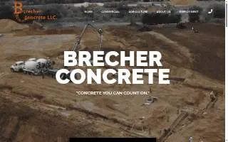 Brecher Concrete website