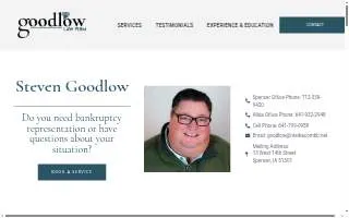 Goodlow Law Firm website