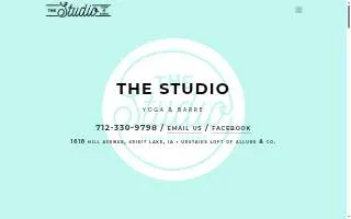 The Studio Yoga & Barre - Spencer website