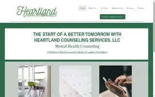 Heartland Counseling Services, LLC website