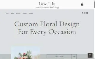 Luxe Lily website