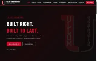 Ullom Construction & Snow Removal website