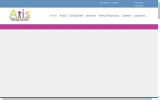 Axis Therapy Centers - Urbandale website