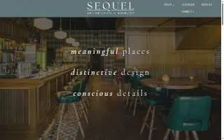 Sequel Architecture + Interiors of Urbandale website