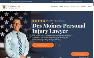 Tom Fowler Law of Urbandale website