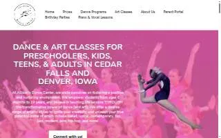 Allison's Dance Center of Waterloo website