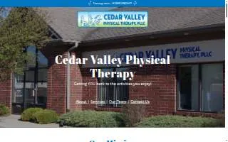 Cedar Valley Physical Therapy of Waterloo website