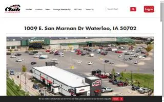 Club Car Wash of Waterloo website