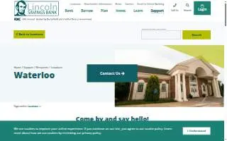Commercial Lending Waterloo website