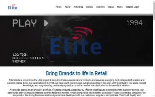 Elite Mobile website