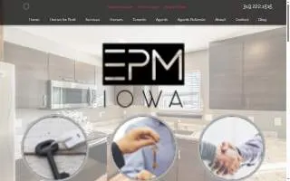 EPM Iowa, LLC - Property Management of Waterloo website