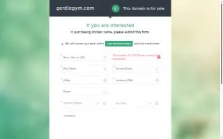 gentleGYM of Waterloo website
