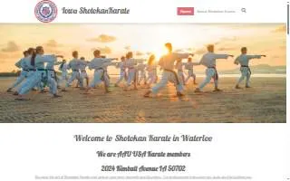 Iowa Shotokan Karate at MercyOne Fitness Center website