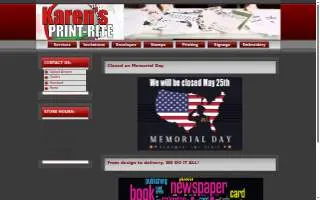 Karen's Print Rite website