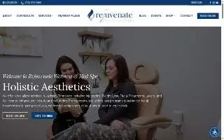 Rejuvenate Med Spa website