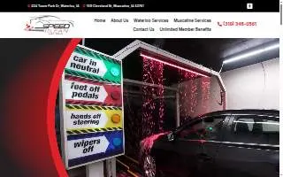 Speed Clean Car Wash website