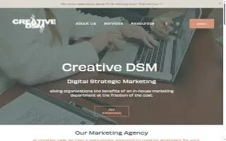 Creative DSM Marketing Agency of Waukee website