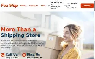 Fox Ship website