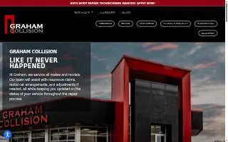 Graham Collision of Waukee website