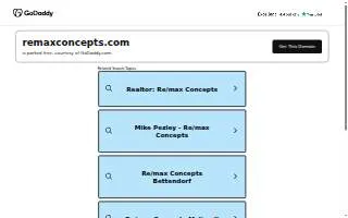 RE/MAX Concepts in Waukee website