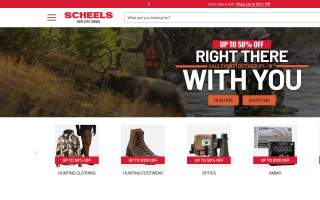 Scheels website