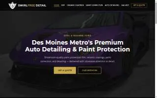 Swirl Free Detail website