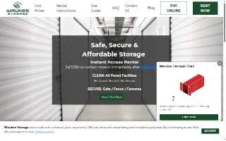 Waukee Storage website