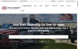 Dale Howard Auto Center of Waverly website