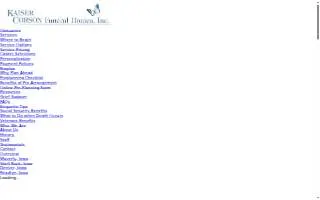 Kaiser-Corson Funeral Home website