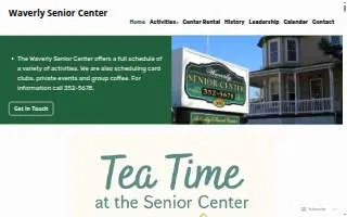 Waverly Senior Center website