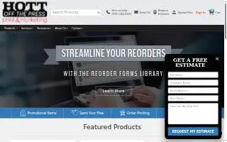 Commercial Printer of West Des Moines website