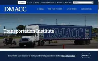 DMACC Transportation Institute of West Des Moines website