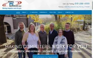 Iowa PC Services, Inc. of West Des Moines website
