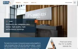 SVPA Architects Inc. website