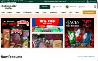 Tobacco Rose Cigars website