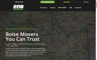 208 Moving Company website